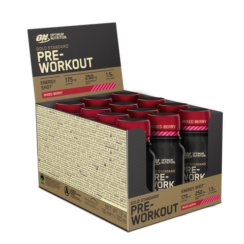 Gold Standard Pre-Workout Shot - 60ml (175mg caffeine)
