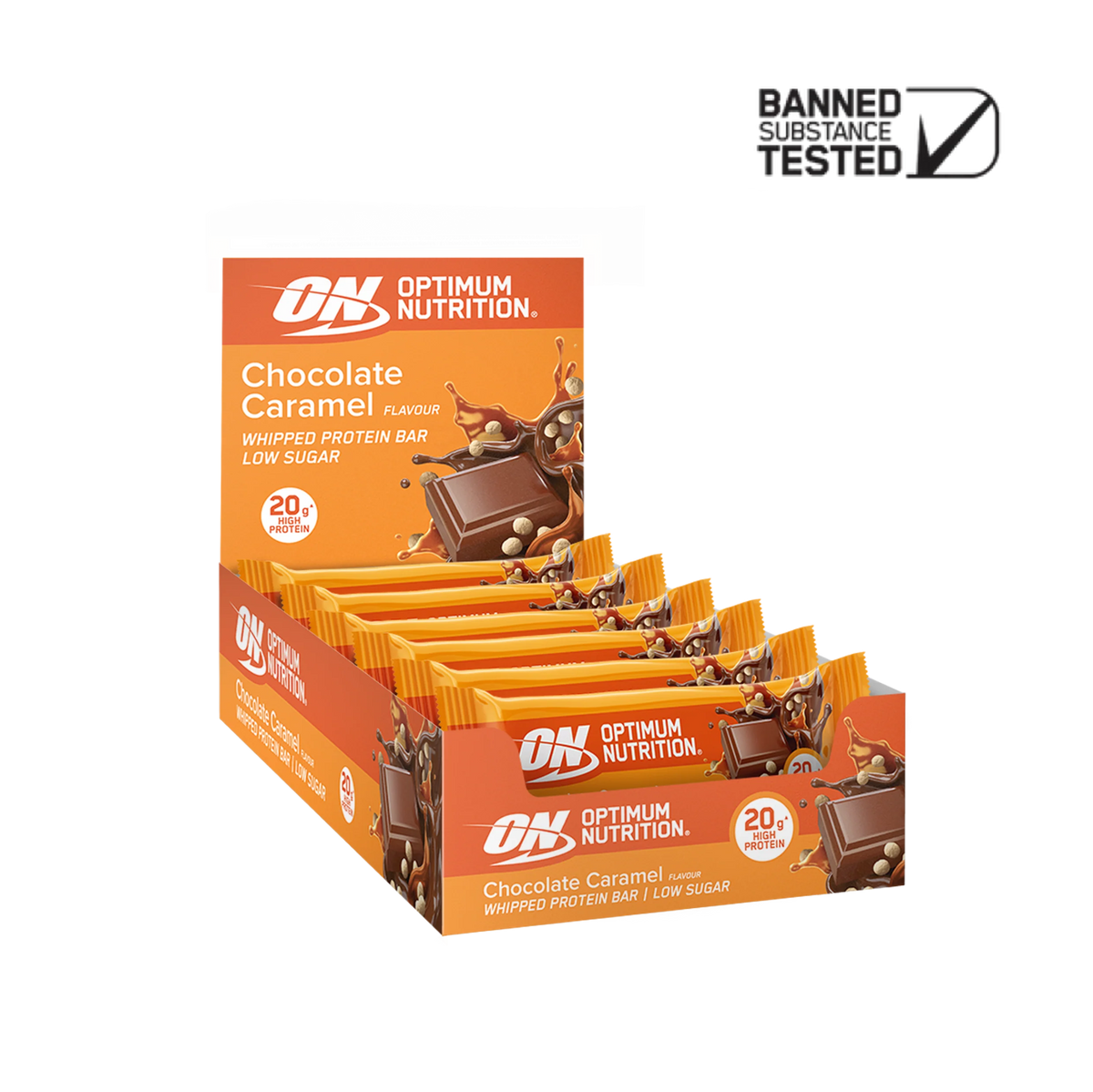 Chocolate Caramel Whipped Protein Bar - Elite Series - 20g high protein
