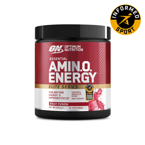 Essential AMIN.O. Energy Powder - Elite Series - Fruit Fusion - 270g (30 Servings)