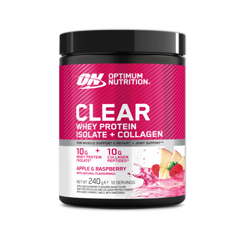 Clear Whey Protein Isolate + Collagen Powder - 240g (10 Servings)